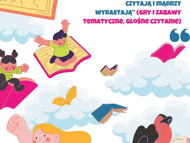 Na zdjęciu plakat Międzynarodowego Dnia Książki dla Dzieci - zabaw animacyjnych w MBP