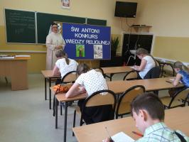 Wyniki konkursu wiedzy religijnej o św. Antonim z Padwy   