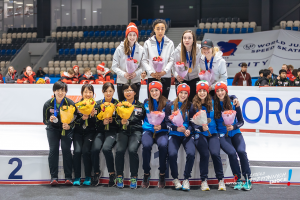 Koreańczycy zdominowali Mistrzostwa Świata Juniorów w Arenie Lodowej [ZDJĘCIA]