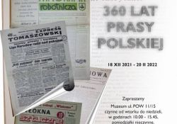 360 lat prasy polskiej – wystawa w Muzeum
