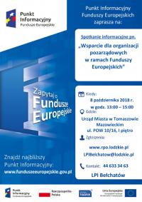 Wsparcie dla organizacji pozarządowych w ramach Funduszy Europejskich