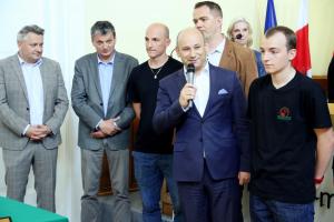 Siatkarze Lechii nagrodzeni podczas sesji Rady Miejskiej 